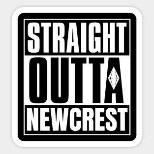 Straight Outta Newcrest Sticker